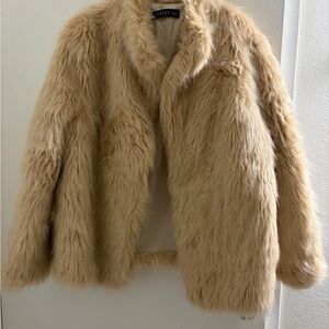 Lioness Tan Teddy Jacket